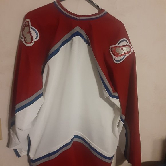 CCM Men's VTG 90's NHL Colorado Avalanche Hockey Jersey Size XL - Picture 3 of 6